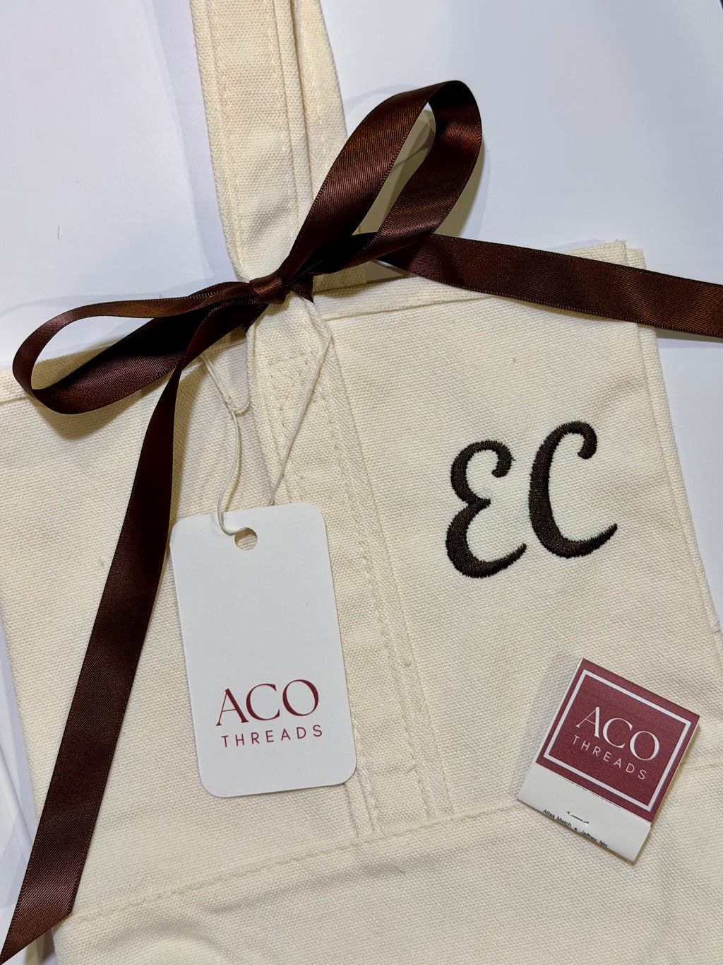 Personalized Canvas Wine Tote