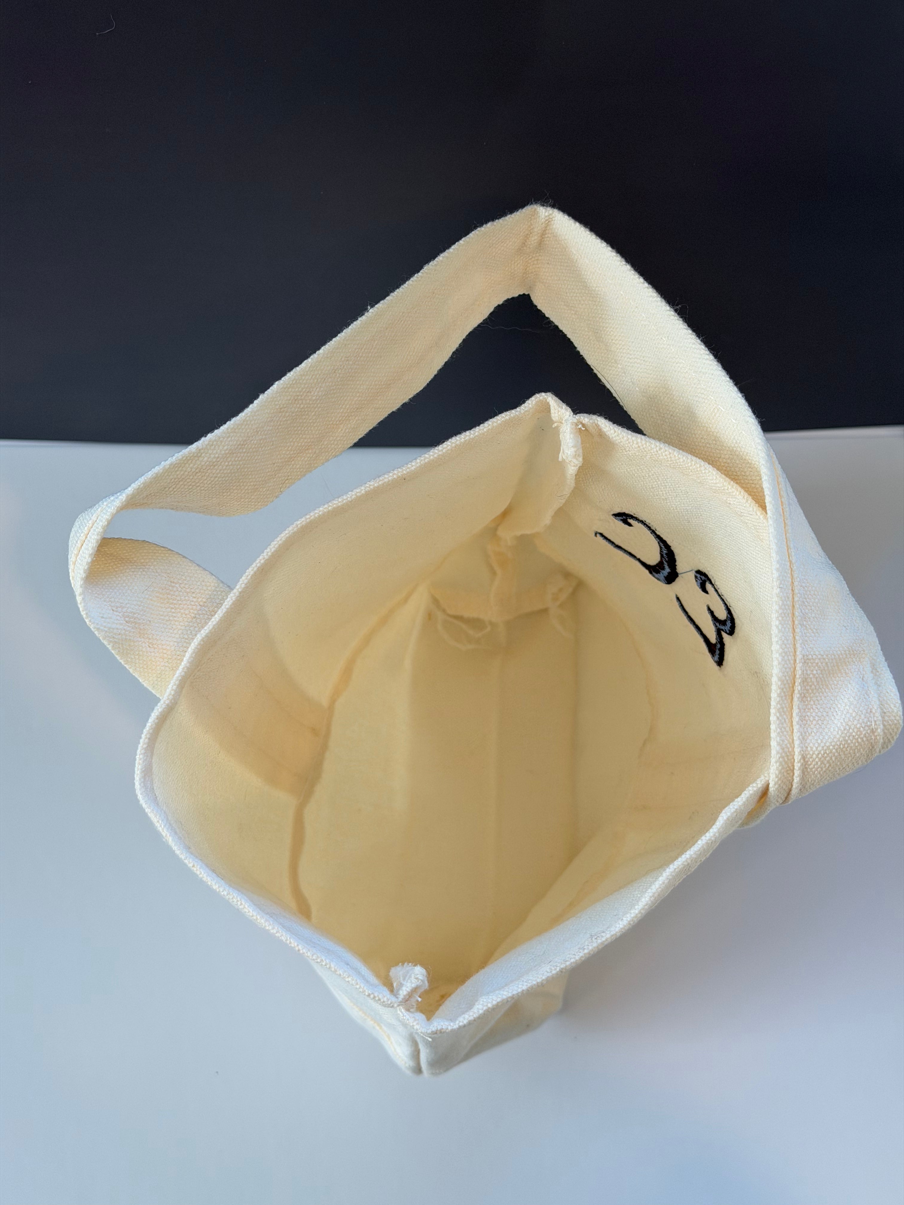 Personalized Canvas Wine Tote